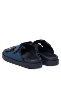 TOMMY HILFIGER - Tommy Hilfiger Klapki Double Strap Denim Sandal FW0FW09123 Niebieski. Kolor: niebieski. Materiał: materiał #5