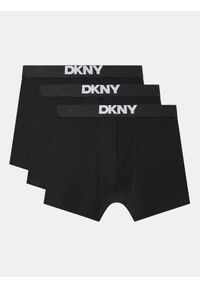 DKNY Komplet 3 par bokserek NEW YORK Czarny. Kolor: czarny. Materiał: bawełna #1