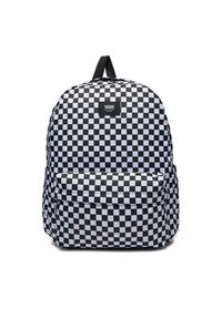 Vans Plecak Old Skool Check Backpack VN000H4XY281 Czarny. Kolor: czarny. Materiał: materiał #3