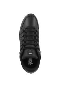 Buty do chodzenia męskie K-Swiss Rinzler Gt. Zapięcie: sznurówki. Kolor: czarny. Materiał: skóra, syntetyk, tkanina, materiał. Szerokość cholewki: normalna. Sport: turystyka piesza