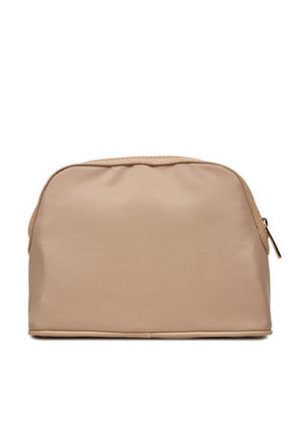 Puccini Kosmetyczka QML006 Beżowy. Kolor: beżowy. Materiał: materiał