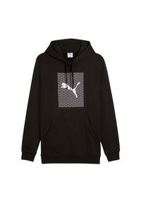 Puma - Męska Bluza Z Logo Essentials. Kolor: czarny