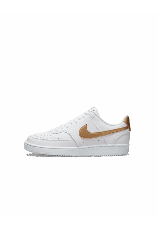 Buty damskie Nike Court Vision Low Next Nature. Kolor: żółty, biały, wielokolorowy. Model: Nike Court