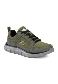 skechers - Buty męskie SKECHERS Track Knockhill. Kolor: zielony