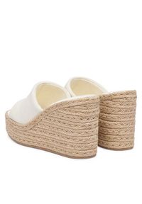 Calvin Klein Espadryle Wedge Espad 70 Canvas Mg HW0HW03282 Kremowy. Kolor: kremowy. Materiał: materiał #6