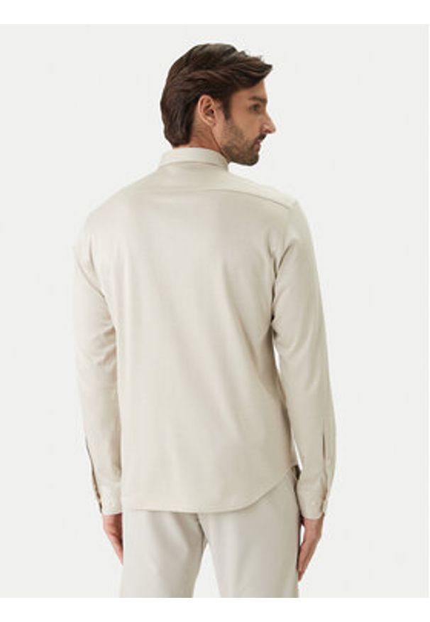 BOSS Koszula ST Motion 50555946 Beżowy Regular Fit. Kolor: beżowy. Materiał: bawełna