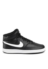 Nike Sneakersy Court Vision Mid CD5436 001 Czarny. Kolor: czarny. Materiał: skóra #1