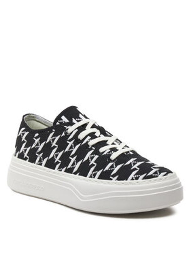 Karl Lagerfeld - KARL LAGERFELD Sneakersy KL63421 Czarny. Kolor: czarny. Materiał: materiał