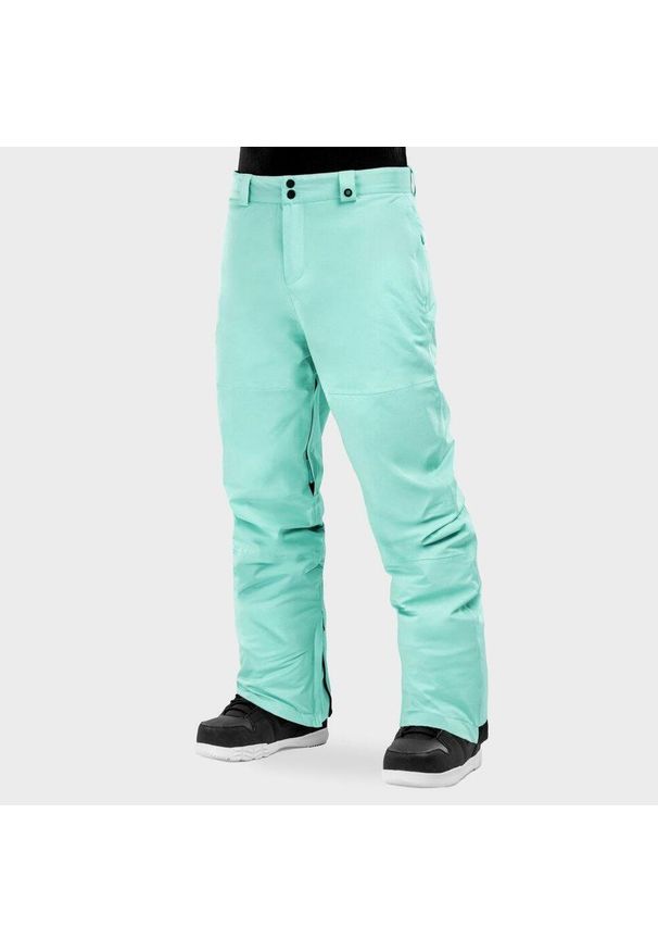 SIROKO - Męskie spodnie snowboardowe Sporty zimowe Siroko P1 Glacier. Kolor: niebieski. Sezon: zima. Sport: snowboard