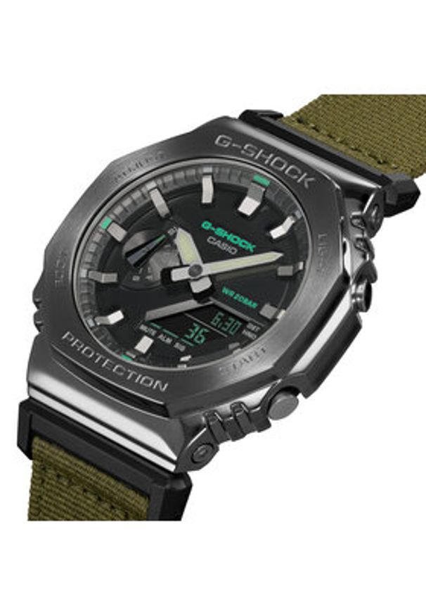 G-Shock Zegarek GM-2100CB -3AER Khaki. Kolor: brązowy