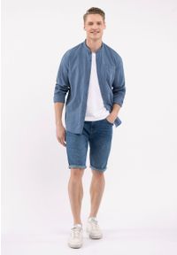 Volcano - Szorty jeansowe, Regular Fit, E-MIST. Kolor: niebieski. Materiał: jeans. Styl: klasyczny #1