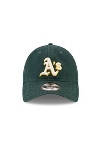 Czapka z daszkiem New Era 9TWENTY MLB Core Classic 2.0 Oakland Athletics. Kolor: zielony. Wzór: haft #1