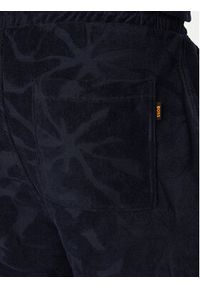 BOSS Szorty sportowe Se_Flower 50566816 Granatowy Regular Fit. Kolor: niebieski. Materiał: bawełna. Styl: sportowy #4