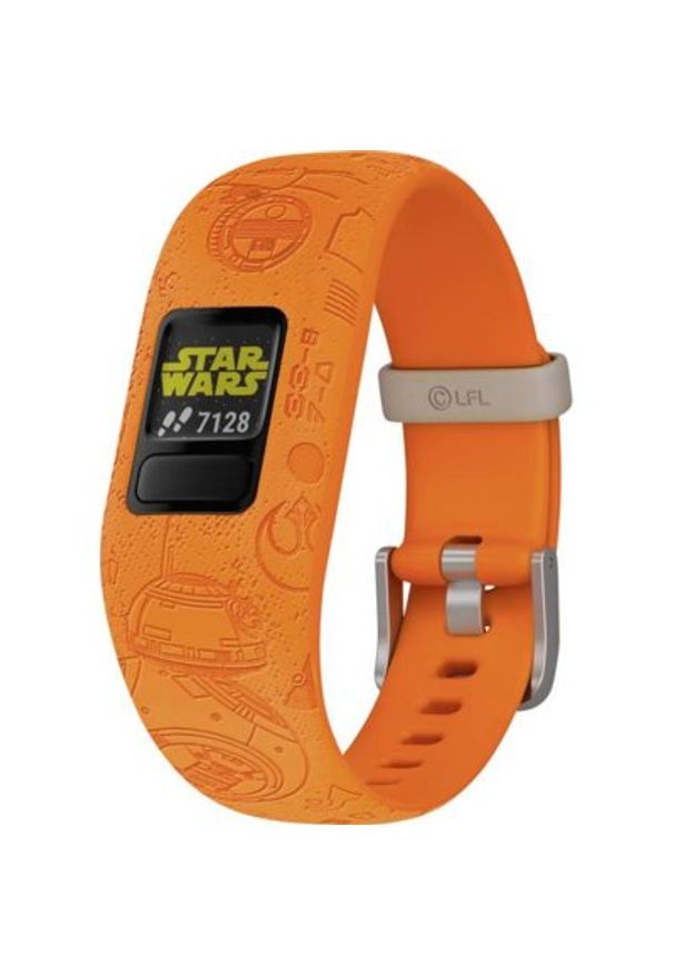 Smartband GARMIN Vivofit Junior 2 Star Wars Pomarańczowy. Kolor: pomarańczowy