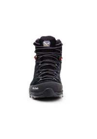 Buty trekkingowe damskie Salewa WS Alp Trainer 2 Mid Gtx. Kolor: czarny. Materiał: guma, tkanina, zamsz, materiał, syntetyk