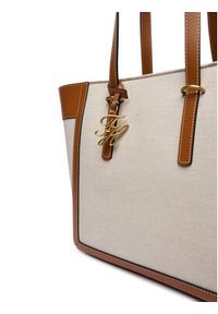 TOMMY HILFIGER - Tommy Hilfiger Torebka Th Script Tote Canvas AW0AW18829 Kremowy. Kolor: kremowy #4
