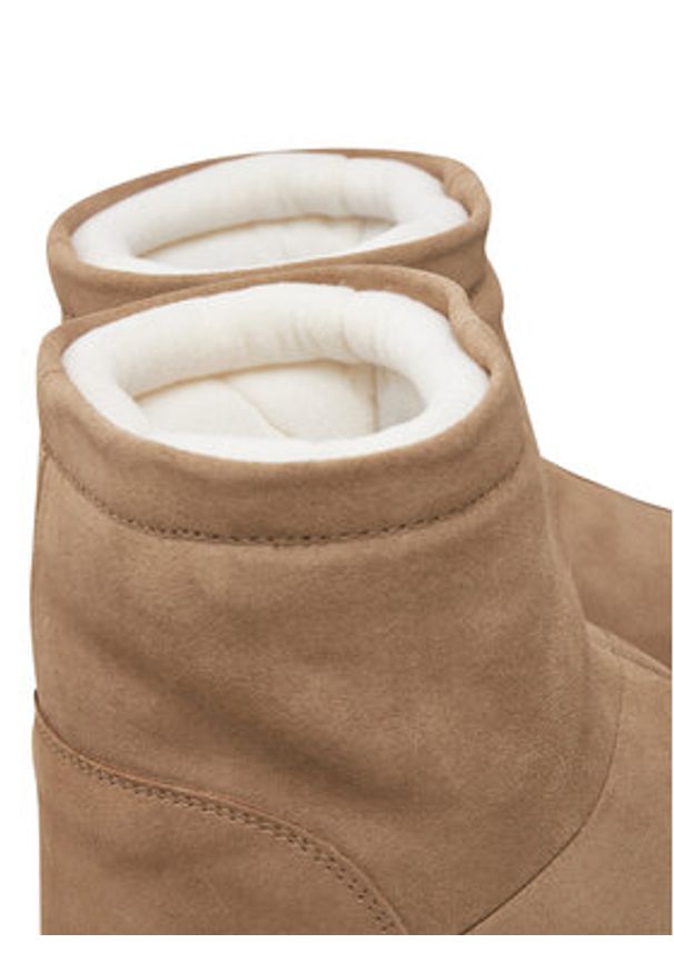 Moon Boot Śniegowce Mb Icon Low 80D1409400 Beżowy. Kolor: beżowy. Materiał: zamsz, skóra
