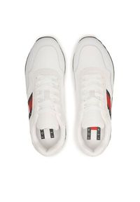 Tommy Jeans Sneakersy Retro Runner Ess EM0EM01081 Biały. Kolor: biały. Materiał: materiał #6