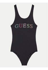 Guess Strój kąpielowy J4GZ03 MC040 Czarny. Kolor: czarny. Materiał: syntetyk