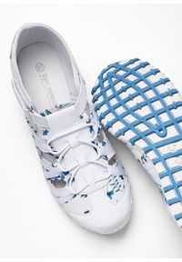 bonprix - Buty wsuwane na profilowanej podeszwie. Zapięcie: bez zapięcia. Kolor: biały #2
