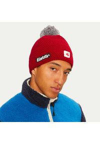Czapka Eisbar Jamie Pompon MÜ SA. Kolor: czerwony. Materiał: wełna. Styl: sportowy #1