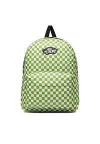 Vans Plecak Old Skool Grom VN000J3KFPB1. Kolor: zielony. Materiał: materiał #1