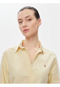 Polo Ralph Lauren Koszula Ls Rx Anw St 211932521006 Żółty Relaxed Fit. Typ kołnierza: polo. Kolor: żółty. Materiał: bawełna #6