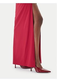 Patrizia Pepe Sukienka wieczorowa 2A3012/JZ26-R894 Bordowy Regular Fit. Kolor: czerwony. Materiał: syntetyk. Styl: wizytowy #2