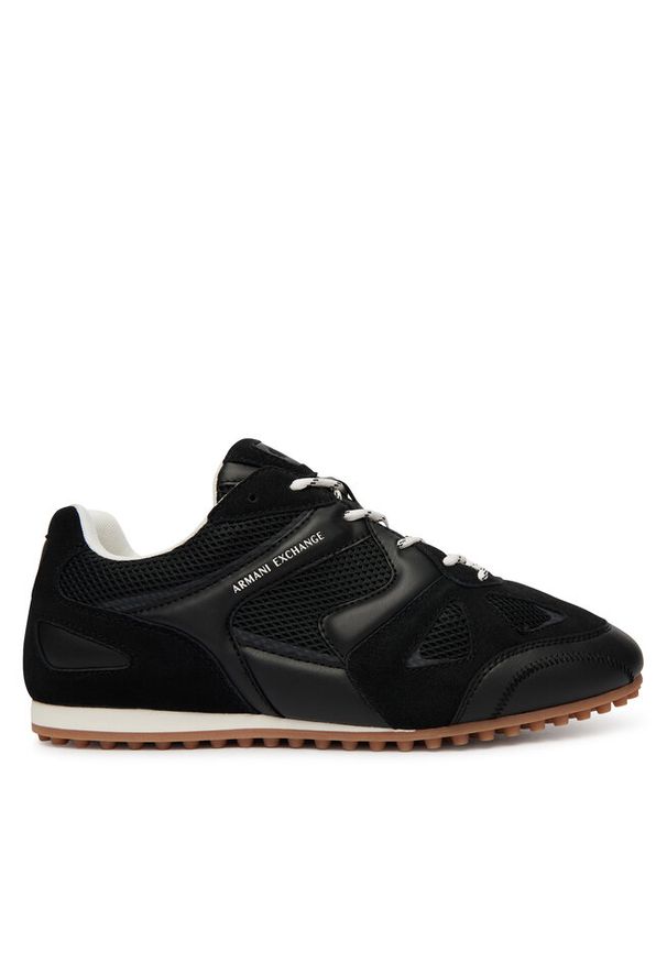 Sneakersy Armani Exchange. Kolor: czarny