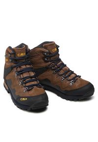 CMP Trekkingi Athunis Mid Trekking Shoe Wp 31Q4977 Brązowy. Kolor: brązowy. Materiał: skóra, zamsz. Sport: turystyka piesza #8