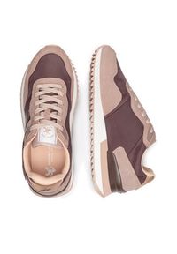 Beverly Hills Polo Club Sneakersy S9017-IW Bordowy. Kolor: czerwony. Materiał: nubuk, skóra #4