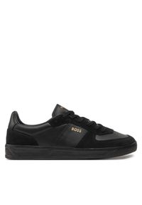 BOSS - Boss Sneakersy Brandon Tenn sdvlt 50522850 Czarny. Kolor: czarny. Materiał: skóra
