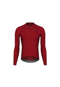 ETXEONDO - Dżersej z długim rękawem Etxeondo Alde. Kolor: czerwony. Materiał: jersey. Długość rękawa: długi rękaw. Długość: długie. Sport: kolarstwo