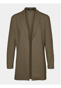 Vero Moda Marynarka Liva 10294482 Brązowy Regular Fit. Kolor: brązowy. Materiał: syntetyk #5