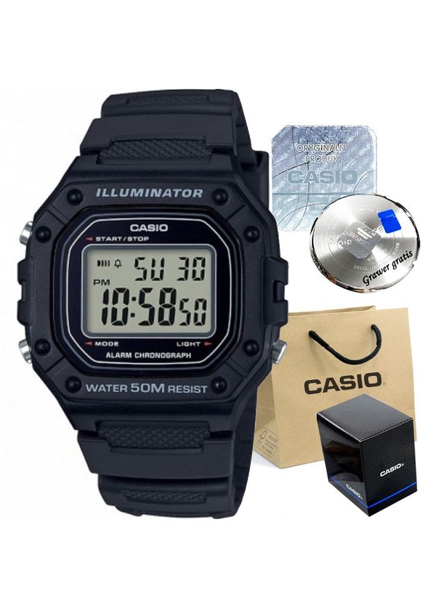 Zegarek Casio Zegarek męski BRANDO-1AVEF z GRAWEREM