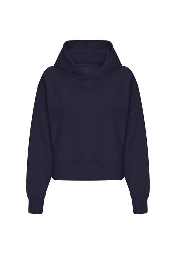 AWDIS - Damska Bluza Z Kapturem Just Hoods O Luźnym Kroju. Typ kołnierza: kaptur. Kolor: niebieski