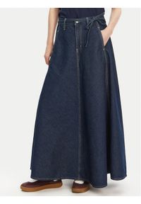 Levi's® Spódnica jeansowa XL 001T4-0001 Granatowy Loose Fit. Kolor: niebieski. Materiał: bawełna