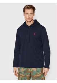 Polo Ralph Lauren Longsleeve 710847203013 Granatowy Regular Fit. Typ kołnierza: polo. Kolor: niebieski. Materiał: bawełna. Długość rękawa: długi rękaw #3