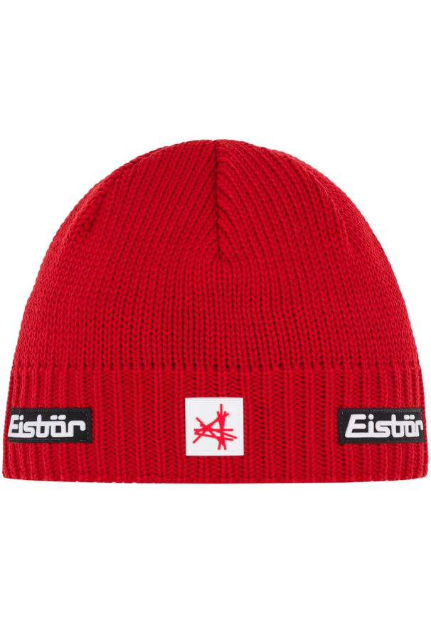 Czapka Eisbar Trop MÜ XL SA. Kolor: czerwony. Materiał: wełna. Styl: sportowy
