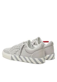 OFF-WHITE - Off-White Sneakersy OMIA085S23LEA0040501 Szary. Kolor: szary. Materiał: skóra #5