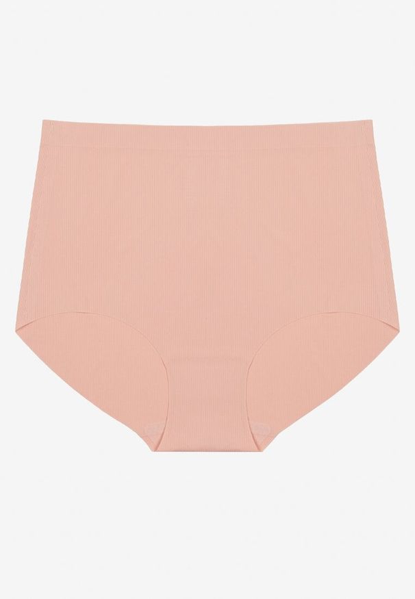 Renee - Różowe Bezszwowe Majtki High Waist Navorila. Stan: podwyższony. Kolor: różowy