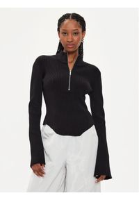 GESTUZ - Gestuz Sweter 10908356 Czarny Regular Fit. Kolor: czarny. Materiał: bawełna