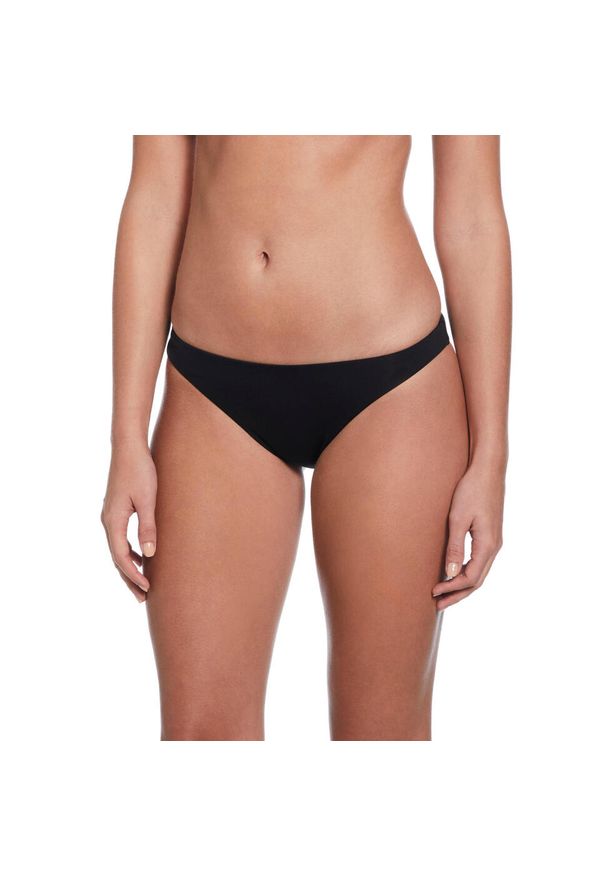 Strój pływacki dwuczęściowy damski Nike Essential Bralette Bikini. Kolor: czarny