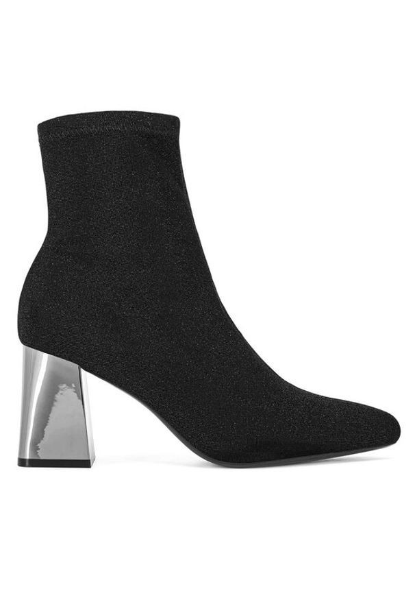 DeeZee Botki 5758 Czarny. Kolor: czarny. Materiał: materiał