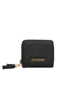 Love Moschino - LOVE MOSCHINO Portfel JC5689PP1OKD0000 Czarny. Kolor: czarny. Materiał: skóra #1