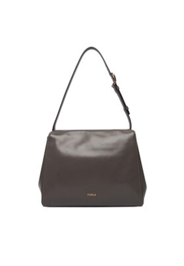 Furla Torebka Domus S WB01862 BX4185 IT 4283S 1002 Szary. Kolor: szary. Materiał: skórzane