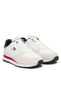 Tommy Jeans Sneakersy Tjm Eva Runner Leather EM0EM01649 Biały. Kolor: biały. Materiał: zamsz, skóra #3