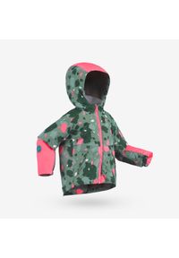 WEDZE - Kurtka narciarska dla dzieci Quechua 500 Toddler. Kolor: zielony, brązowy, różowy, wielokolorowy. Materiał: polar. Sezon: zima. Sport: narciarstwo #1