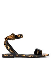 Versace Jeans Couture Sandały 80VA3S61 ZS366 G89 Czarny. Kolor: czarny. Materiał: skóra #1