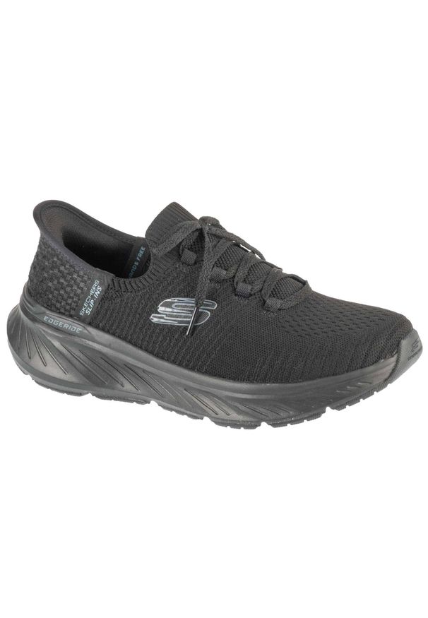 skechers - Buty sportowe Sneakersy damskie, Slip-Ins: Edgeride - Impression. Kolor: czarny. Sport: turystyka piesza